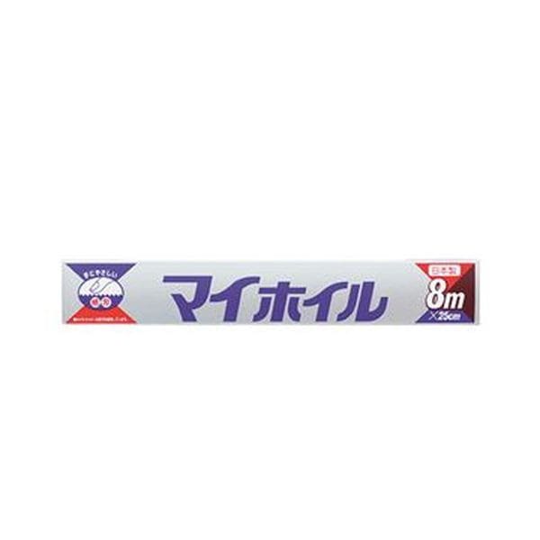（まとめ）UACJ製箔 マイホイル レギュラー25cmx8m 1セット（60本）[x3セット]