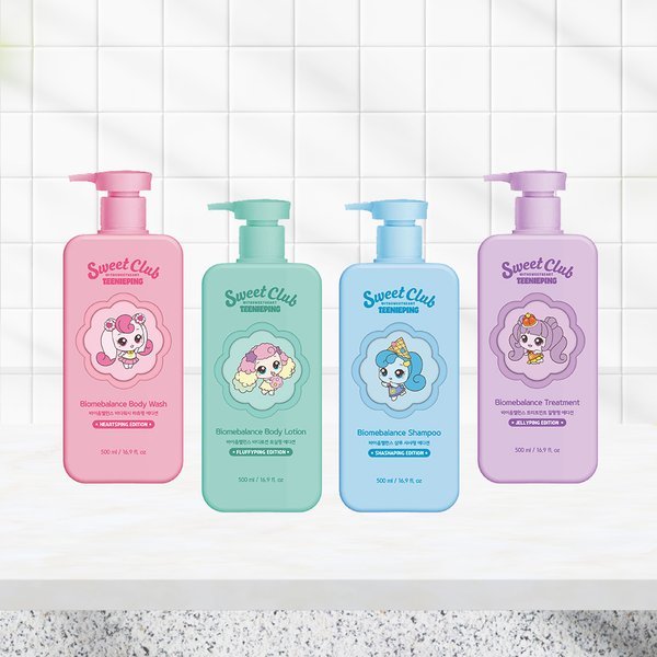 【キャッチティニピン】シーズン4 お子様用 ボディソープ/ボディロション/シャンプー/トリトメント 500ml