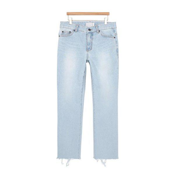 メンズジーンズ SOPP007 1COLOR メンズ ストレート ライトブルー デニムパンツ