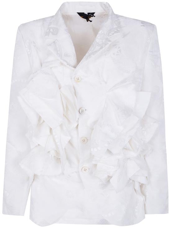 COMME DES GARCONS Women Suit Jackets GQ J029 OFF WHITE