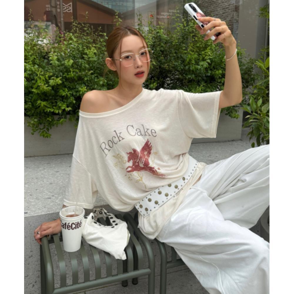 ROCKCAKE The Liberty Mesh Top Cream RC25TP22600CR