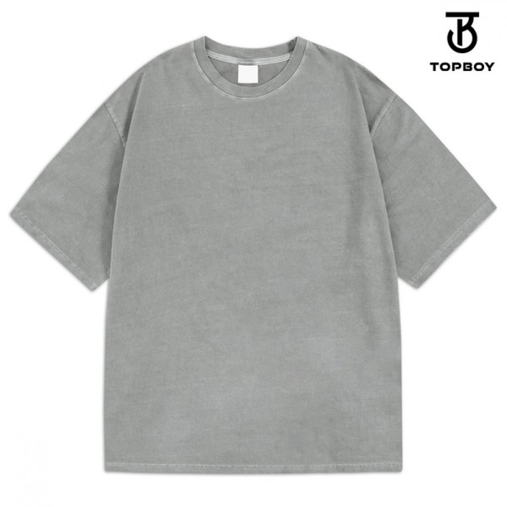 (トップボーイ) ビッグサイズエッセンシャルオーバーフィットピグメントショートスリーブ T シャツ (SU656)