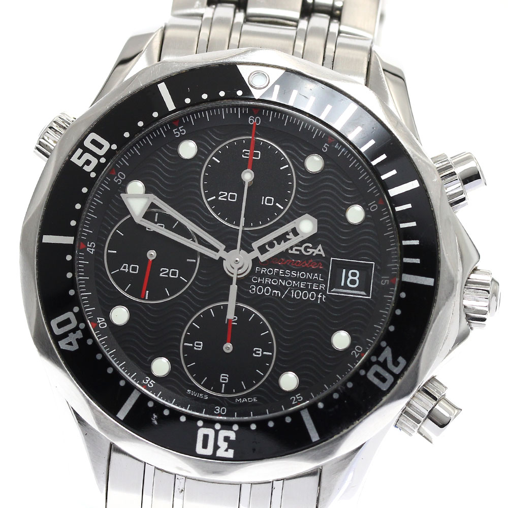 オメガ OMEGA 213.30.42.40.01.001 シーマスター ダイバー300M クロノメーター 自動巻き メンズ _888013【中古】