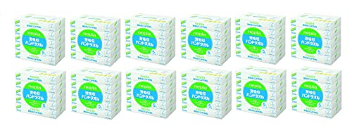 ネピア 激吸収 ハンドタオル 2枚重ね 200枚(100組)ｘ60箱(5箱ｘ12パック) 【ケース品】