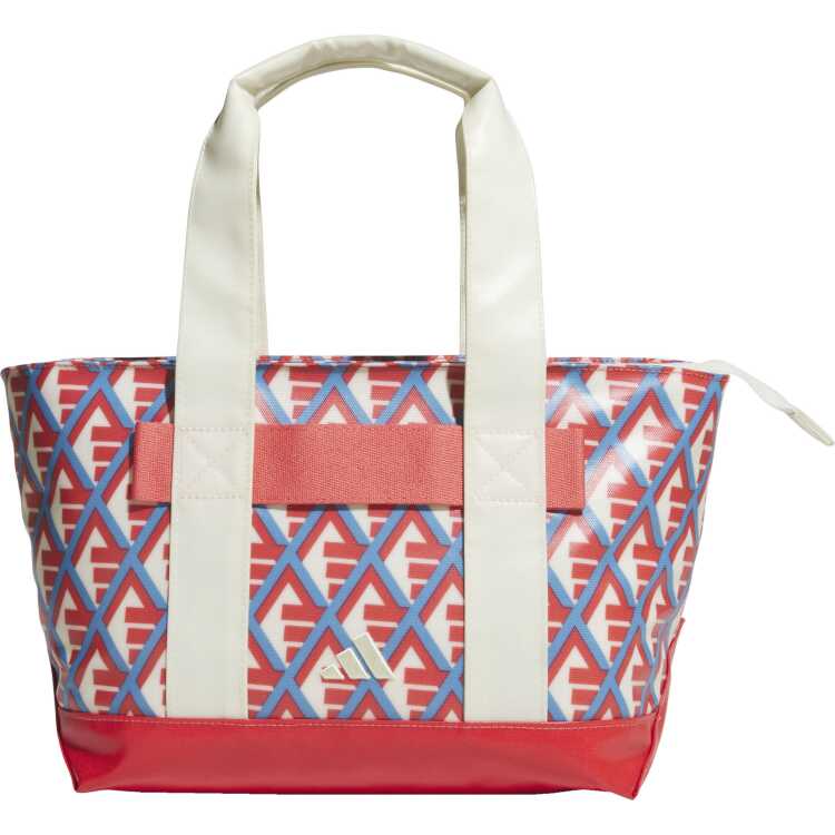 マルチカラードBOSプリント ラウンドバッグ 16×27×21cm アイボリー×セミブルーバースト #JMR79-IT3306