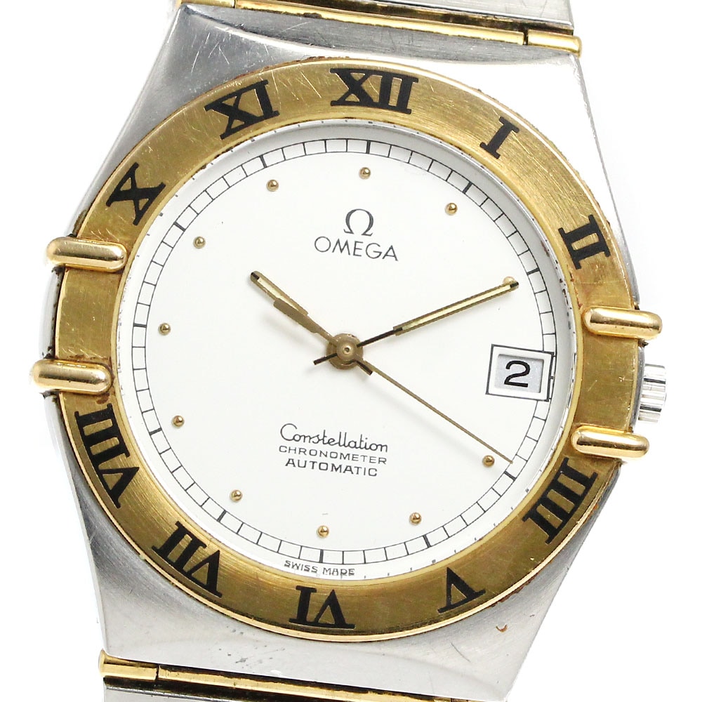 2022新発 OMEGA オメガオメガ 1207.15 _802196【中古】 メンズ 自動巻き フルバー デイト コンステレーション その他 ブランド腕時計