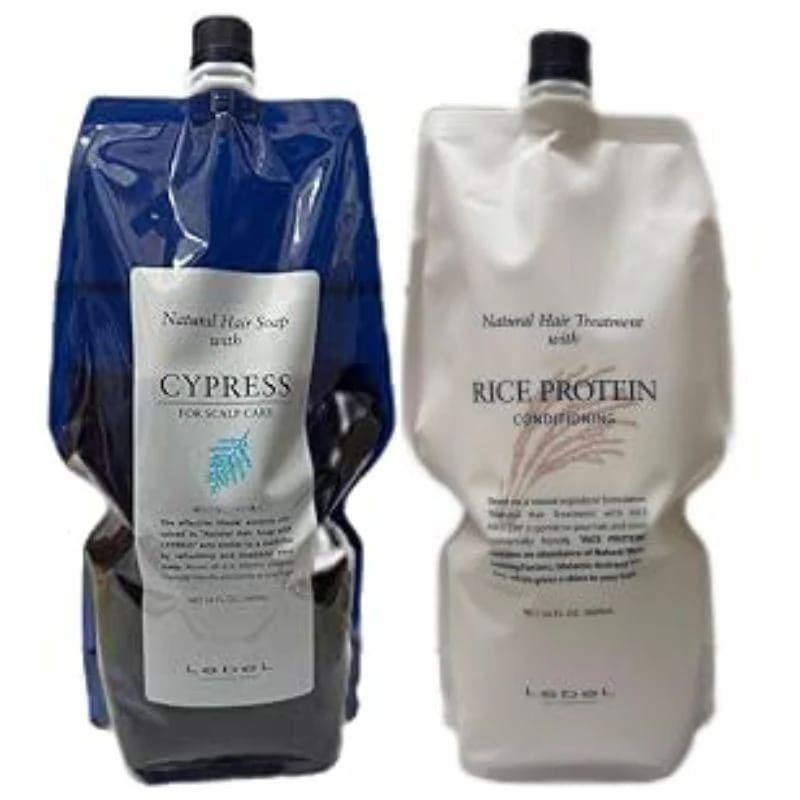 ナチュラル ヘアソープ シャンプー サイプレス CY 1600ml &トリートメント ウィズ RP ライスプロテイン 1600ml 詰替え用 リフィル