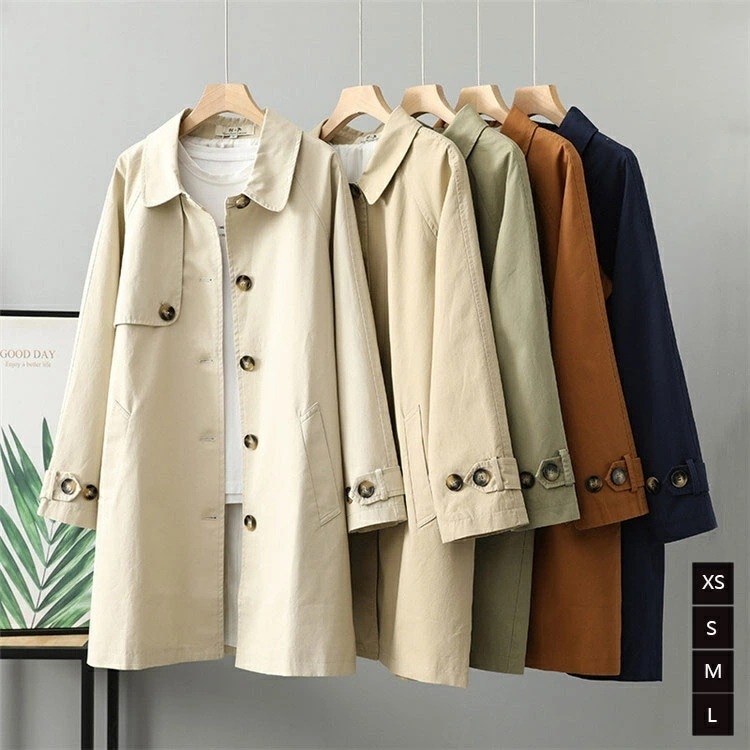 トレンチコート レディース アウター 上着 コート トレンチ スプリングコート 裏地付き テロンチ 春 秋 ロング ロング丈 ミドル ミドル丈 大きいサイズ リクルート フォーマル ビジネス セレモニ 4,642円
