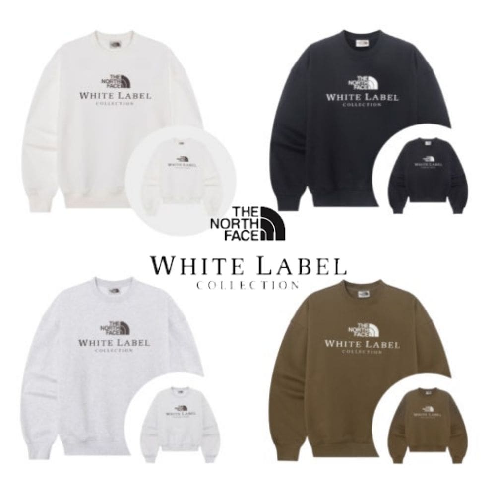 【韓国限定モデル】 WHITE LABEL/SIGNATURE SWEATSHIRTS/ユニセックス/NJ4FR50