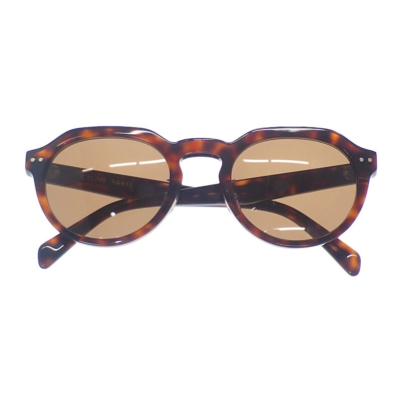 ラウンド CL40208U_52E サングラス ブラウン 5224 145 レディース【Aランク】