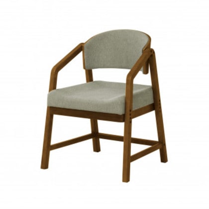 弘益(KOEKI) UTILITY シニアに優しい木製チェア ブラウン RSPDC1BR