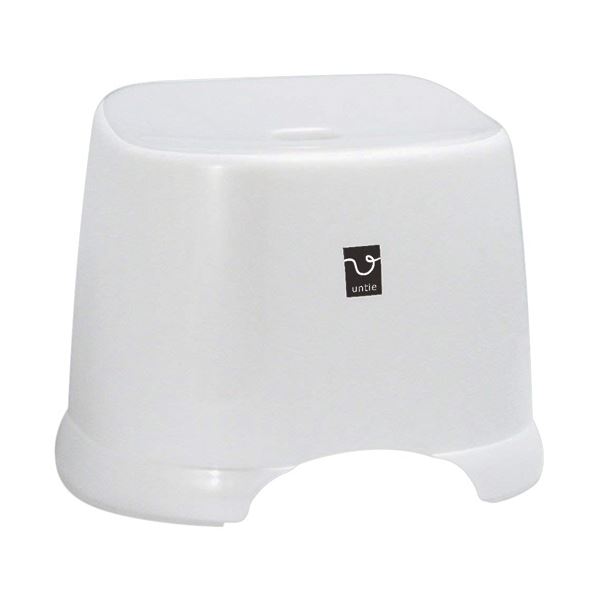 （まとめ） シンカテック アンティ 風呂椅子角 HKホワイト 1個 5セット