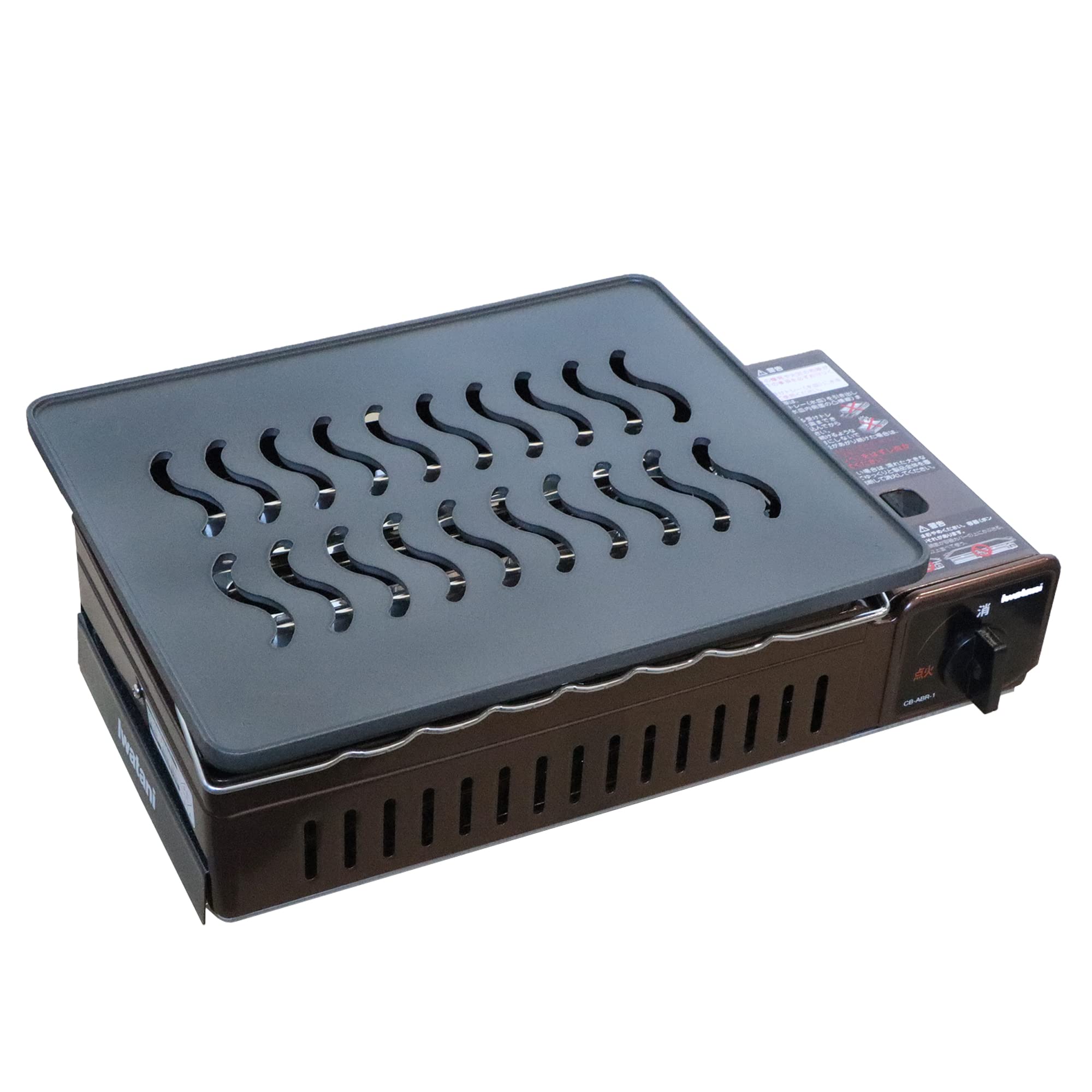 イワタニ 炉ばた焼器 炙家（あぶりや）専用 グリルプレート 大型タイプ 板厚6mm テフロン加工 GP-320-260-06A