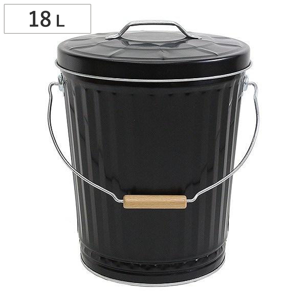 灰入れバケツ 18L 二重底 灰入れ ふた付き 暖炉 ゴミ箱 obaketsu オバケツ バケツ 灰 薪入れ 灰取り フタ付き 灰バケツ ペレット 蓋付き 薪ストーブ だんろ 薪 収納