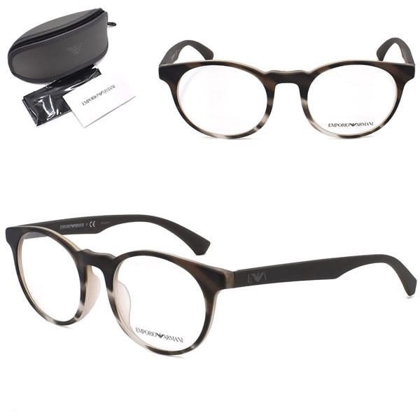 メガネ 眼鏡 フレームのみ 0EA3156F 5789 50 アジアンフィット メンズ マットストライプブラウン