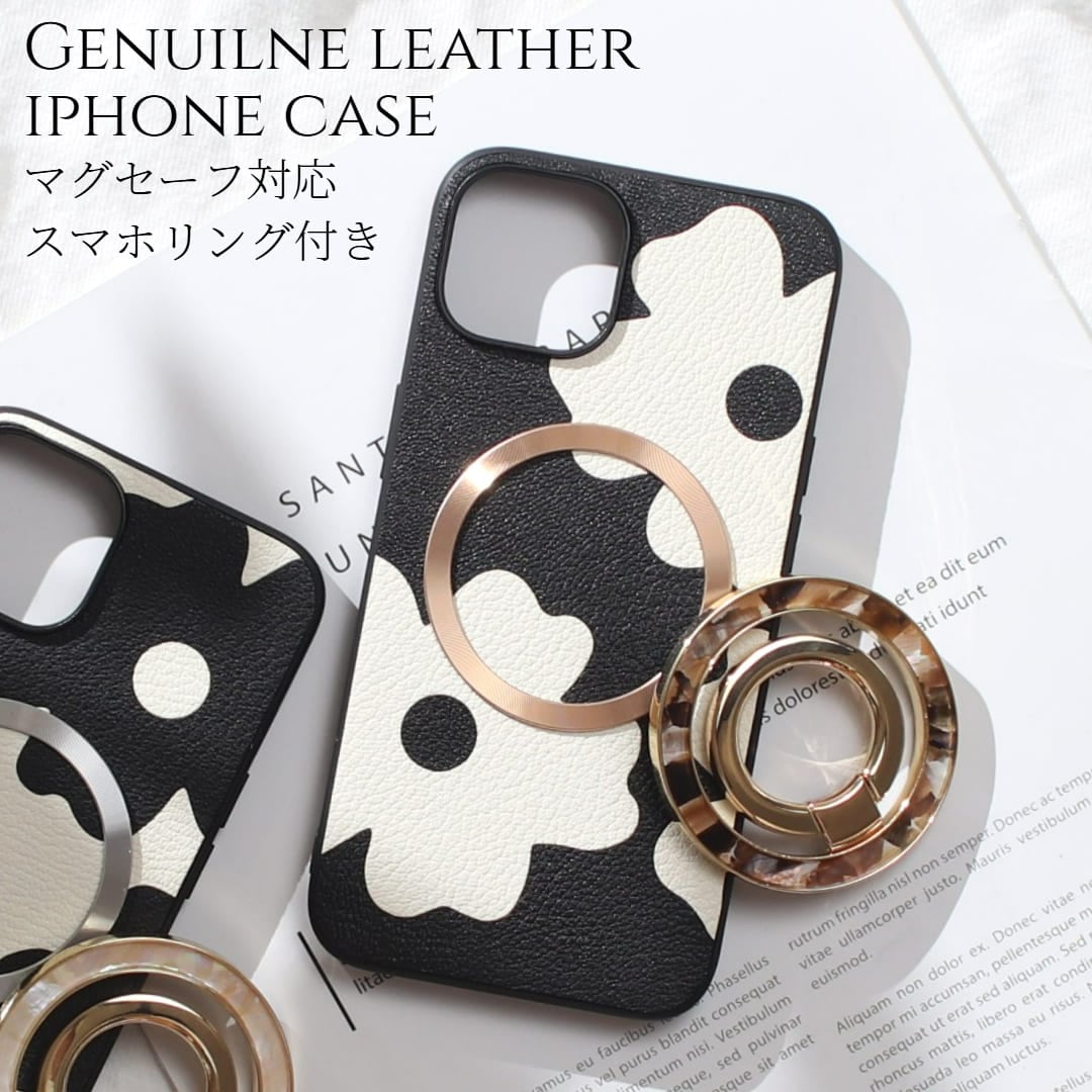 iphoneケース レザー iphone16 iphone15 iphone14 iphone13 リング付き 本革 16 15 14 13mini マグセーフ対応 magsafe対応 13