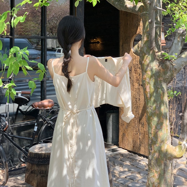 クロップシャツキャミソールセット st2599