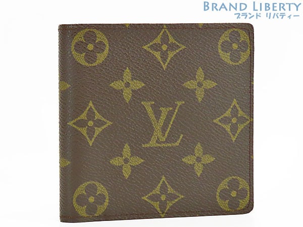 未使用ルイヴィトンモノグラムポルトビエカルトクレディモネ二つ折り財布マルコM61665
