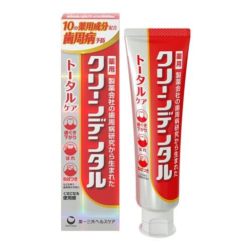 クリーンデンタル トータルケア 薬用はみがき 100g ×3個セット