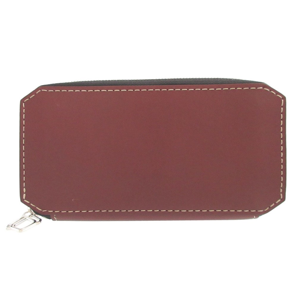 未使用品 モロー パリ ラウンドファスナー 長財布 レザー/レザー ブラウン 0948【中古】MOREAU PARIS レディース 22,820円