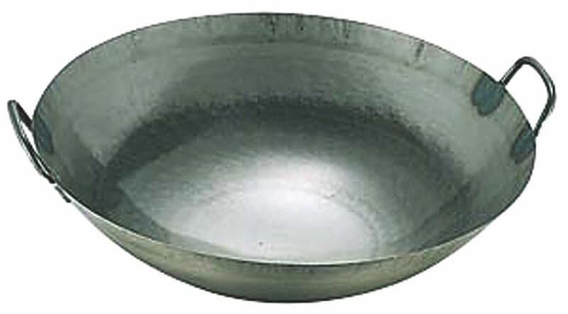 カンダ 鉄打出広東鍋（取手溶接）45cm 7,366円
