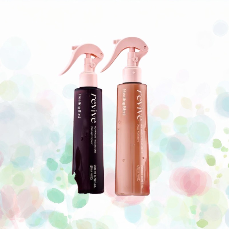 【NEW桃の香り】ヒーリングバード ノーウォッシュトリートメント選べる2タイプ：ダメージ補修/保湿ケア