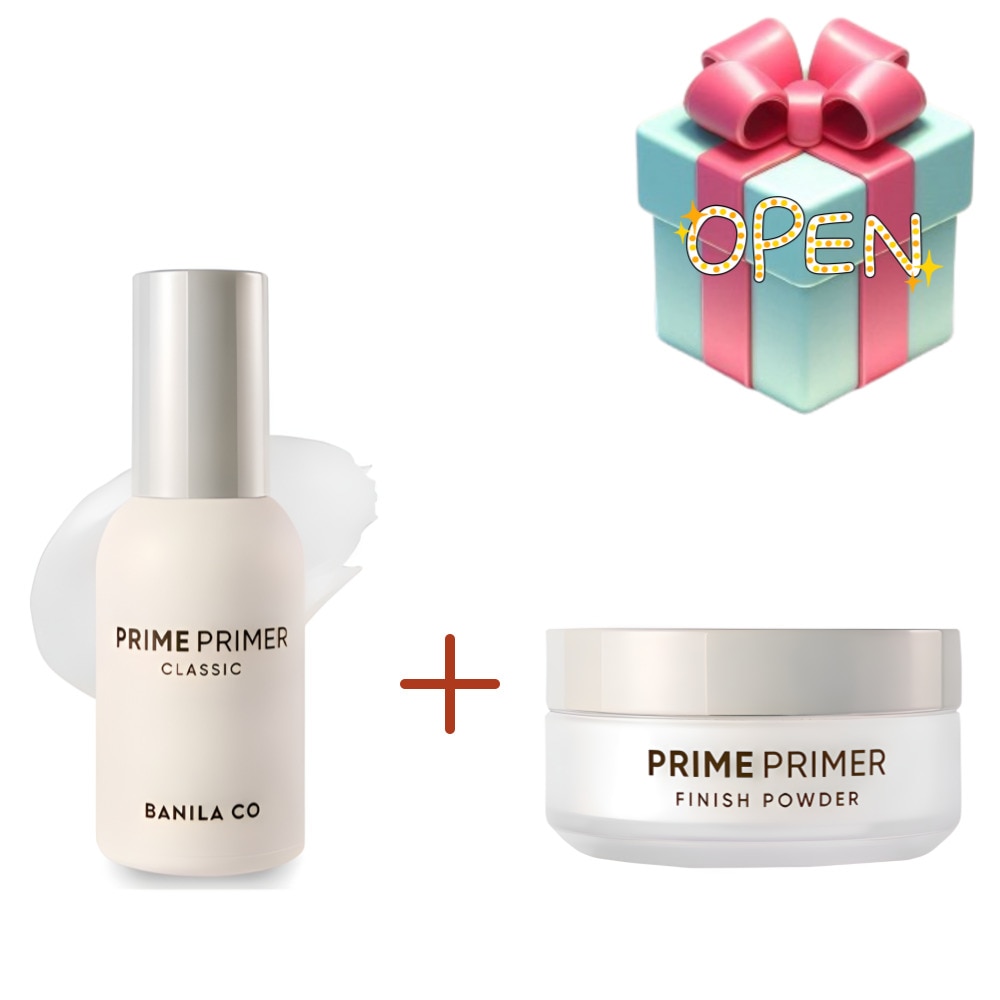 [正規品][韓国cosme] プライム·セット/ プライム プライマー クラシック 30ml +プライムプライマーフィニッシュパウダー, 12g