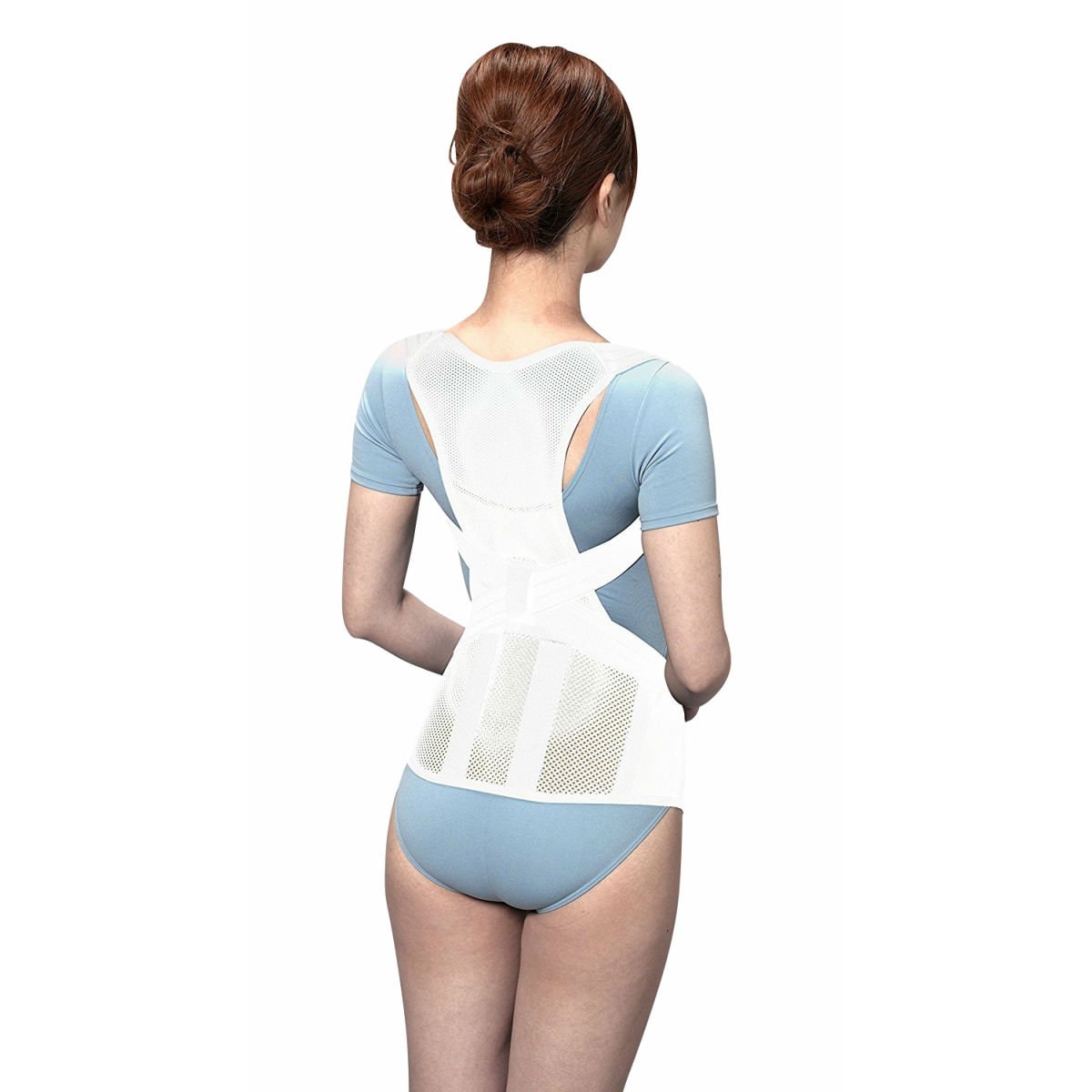 骨盤グイッと背筋SラインベルトS~M ホワイトver 20317