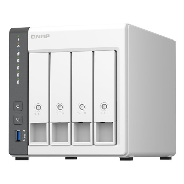 NAS タワー/4ベイ/ARM 2.0GHz Quad core/4GB/1 x 2.5GbE + 1 x GbE TS-433-4G