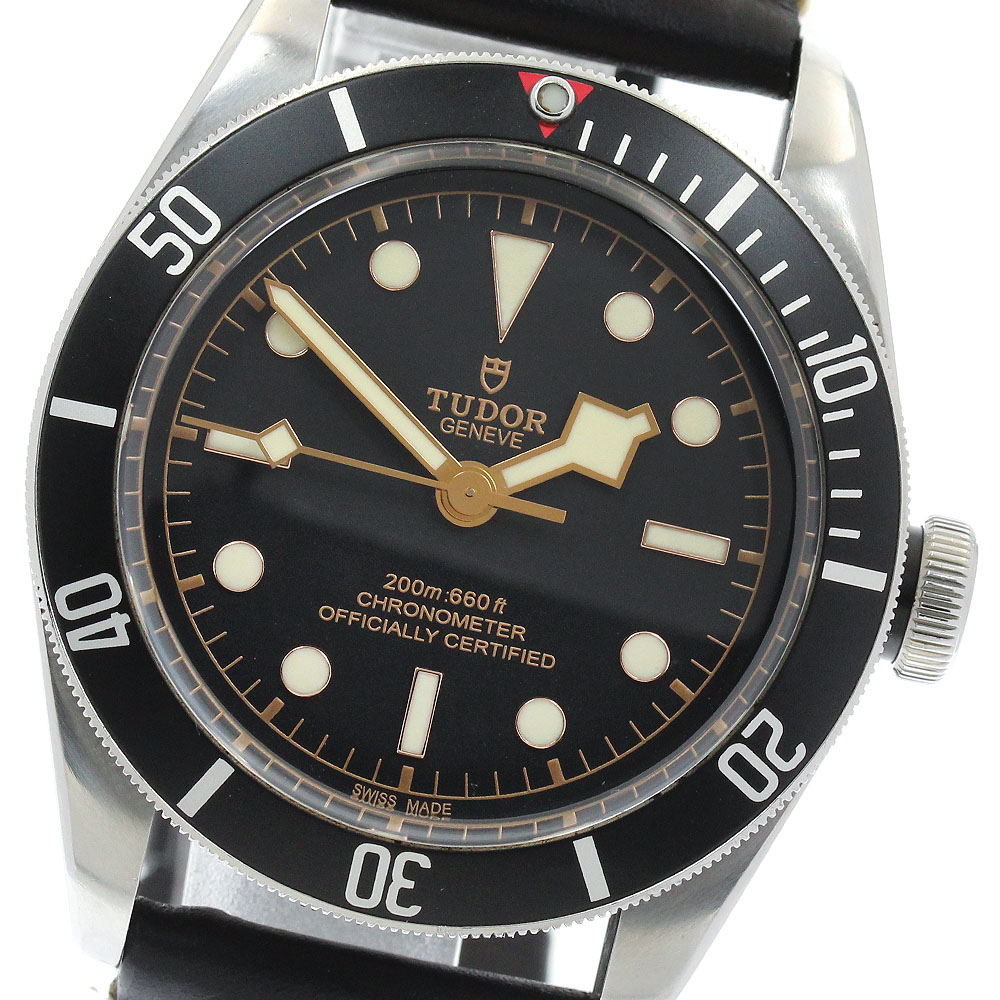 チュードル TUDOR 79230N ヘリテージ ブラックベイ 自動巻き メンズ 良品 保証書付き_960456【中古】