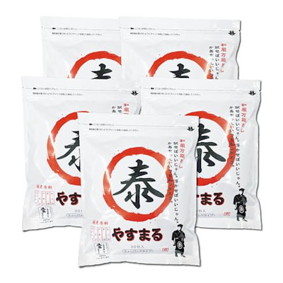 他サイト： 出汁 パック 国産 和風万能だし やすまる だし 赤 30包 飲むだし かつお さば いわし 昆布 しいたけ 5袋 セットの商品画像