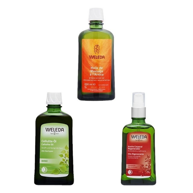 ヴェレダ ボディオイル 3種セット 200mlx2+100ml アルニカ+ホワイトバーチ+ざくろ(ポンプ付)