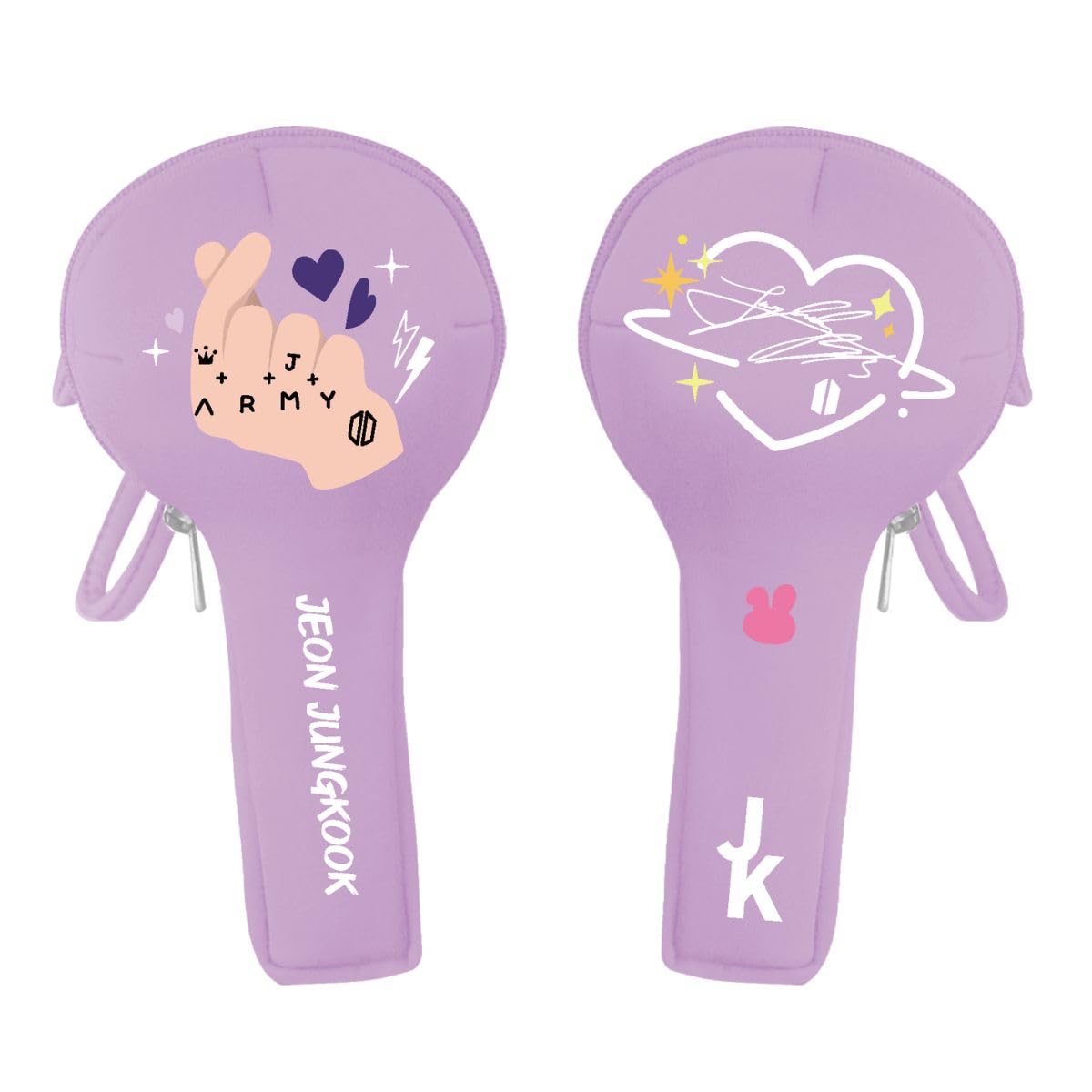 アミボム専用！完全オリジナルデザインペンライトポーチ JUNGKOOK ver. (防弾少年団 lightstick pouch JUNGKOOK 誕生日ver.) 02