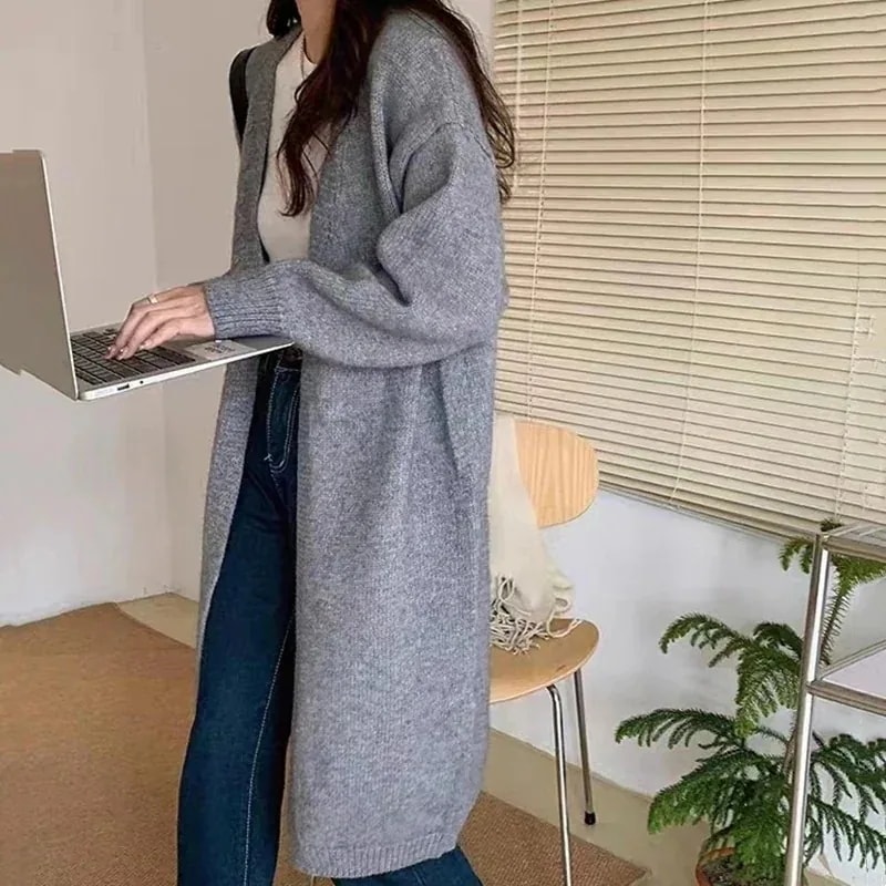 ゆったり アウター デザイン感 セミロング 25新作服 韓国ファッション 色切り替え 大きいサイズ ニット カーディガン ショート カーディガン アイスシルク ジャケット