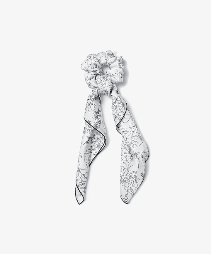 BTS Scrunchie & Scarf Set (white)KPOP グッズ