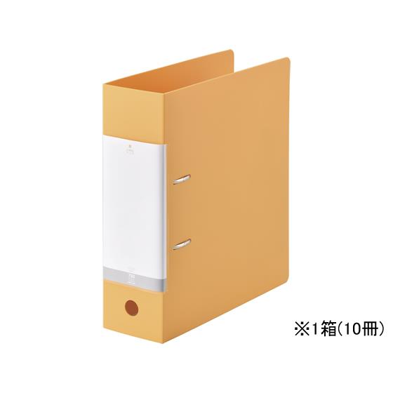 D型リングファイル A4タテ 背幅88mm 黄 10冊 リヒトラブ G2290-5