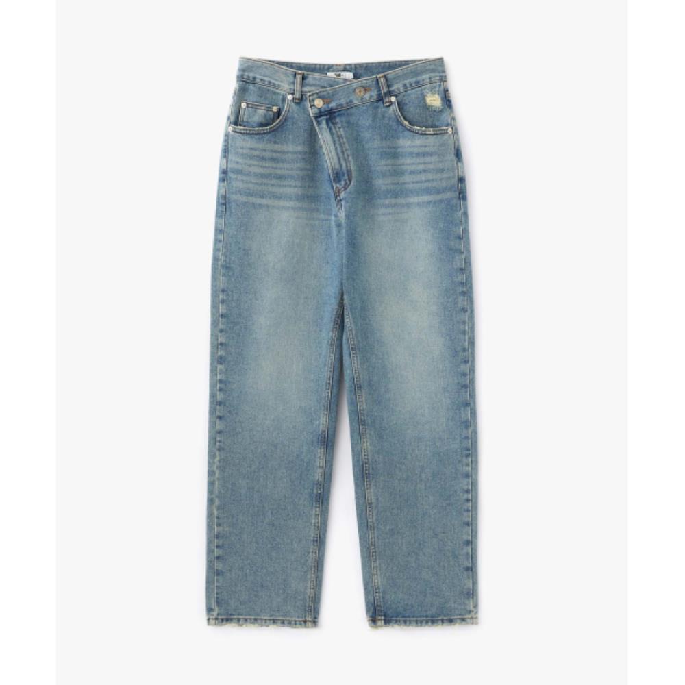 WMC Asymmetrical straight denim pants BLUE O-MOBDL5Y2415 11,521円
