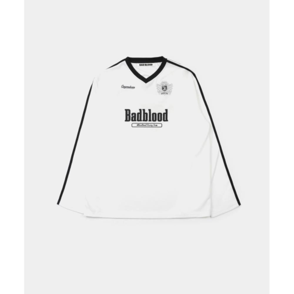 BADBLOOD sports club tee white at-tee23-003
