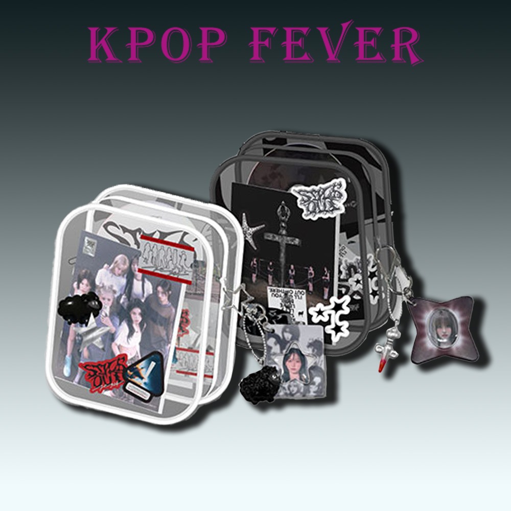 [未開封新品] スティックアウトアルバム限定盤ポーチ NMIXX Fe3O4: STICK OUT Limited Ver 2種セット