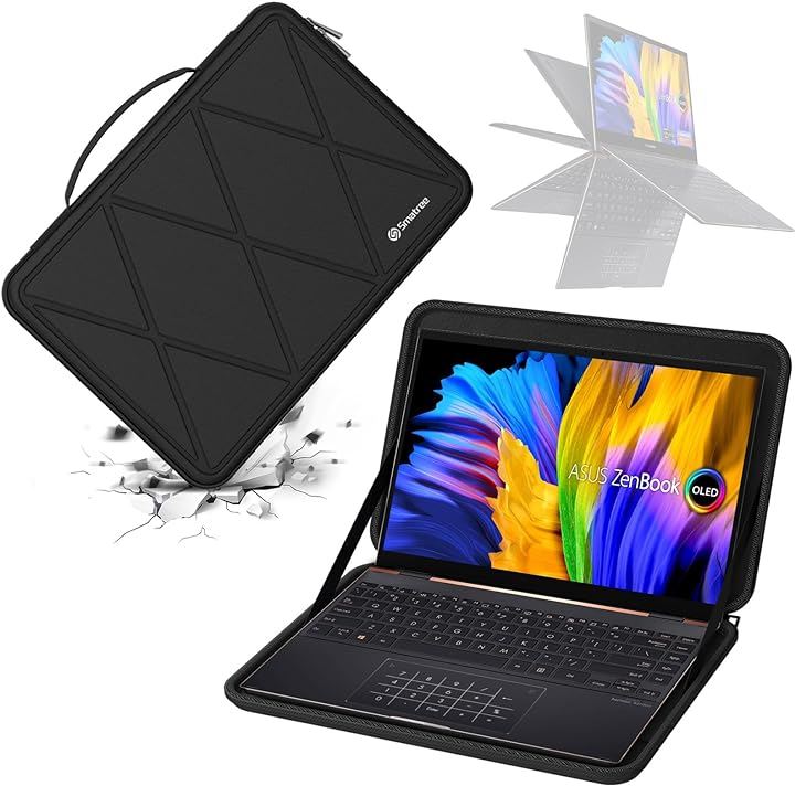 ハードEVA保護スリーブケース 13.3インチ ASUS Zenbook OLED( Black-For ASUS 13.3インチ, For ASUS 13.3インチ(X8028))