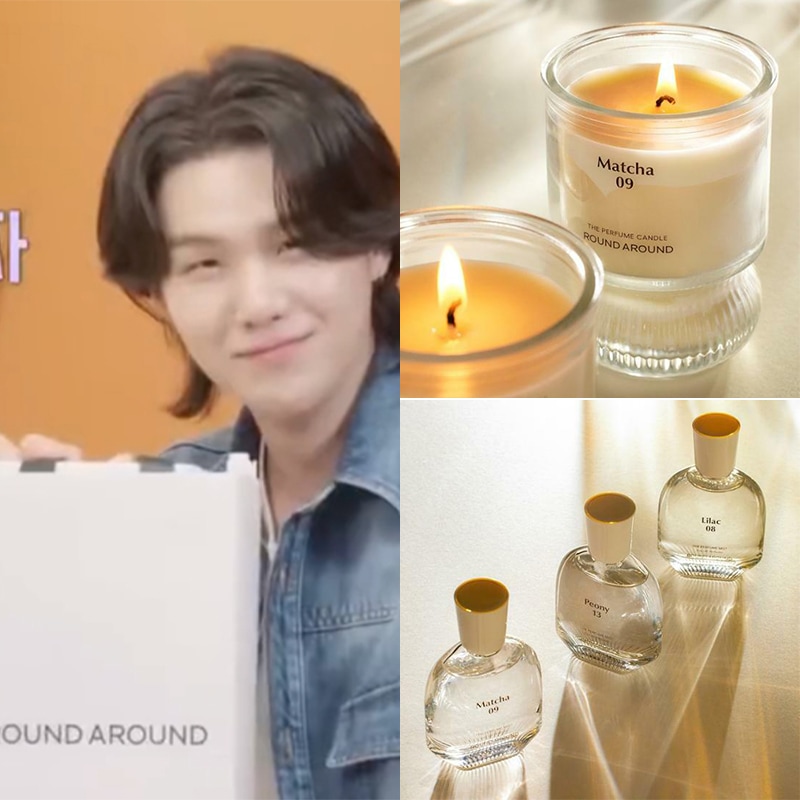 Roundaround The Perfume Candle BTS SUGA着用
