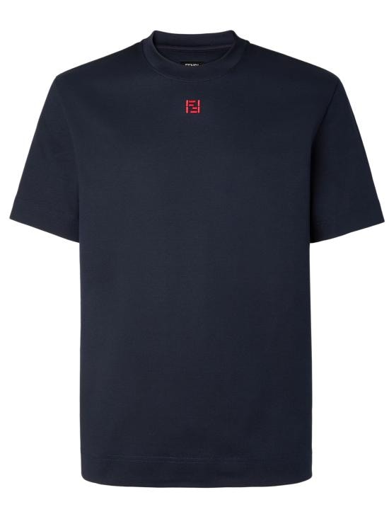 FENDI Men T-Shirts FY0936AY0H F0PTH Blu
