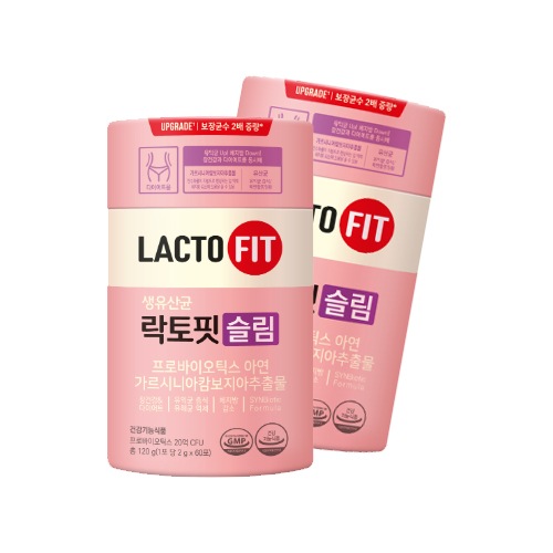 生乳酸菌 ラクトフィット スリム 120個入 (60個入 * 2) プロバイオティクス ダイエット 体脂肪ダウン 腸内環境 お通じ 肌荒れ 韓国 サプリメント