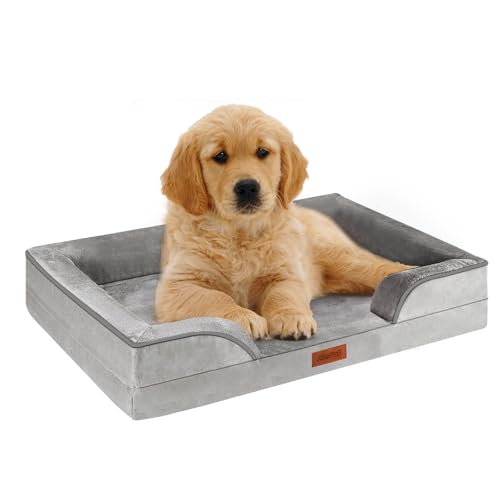 犬ベッド 冬 60x45x15cm ペットベッド クッション 暖かい 防寒 カバー洗える S 小型犬 グレー