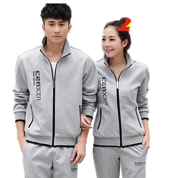 ジャージ カップル パーカアップ パンツ 男女兼用 スポーツ トレーニング 長袖 春夏秋冬