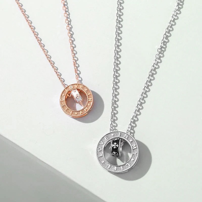 ペアネックレス ペアルック カップル お揃い つけっぱなし 金属アレルギー対応 ペア ネックレス シルバー S925 2個セット 【NSPN10】
