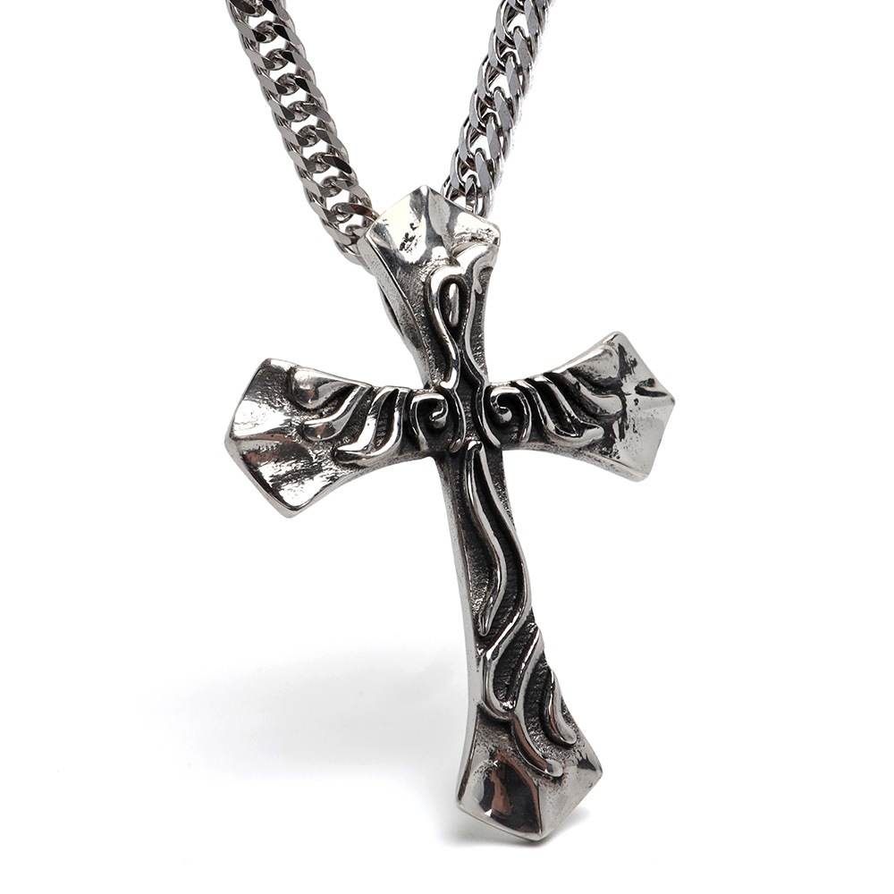 シルバー925 クロスネックレス [ns229-cs053-3mm]