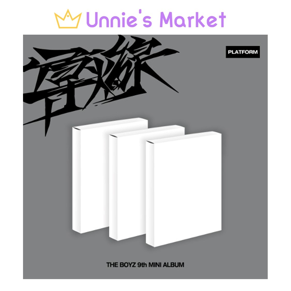 [SET] THE BOYZ - Fuse Platform ver. / 9th Mini Album + Free Photocard(fan-made) 1EA