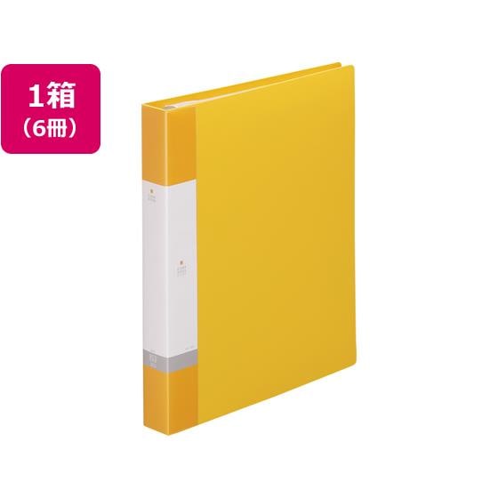 リクエスト クリアーブック差替式A4 30穴 背幅35 黄6冊 リヒトラブ G3802-5