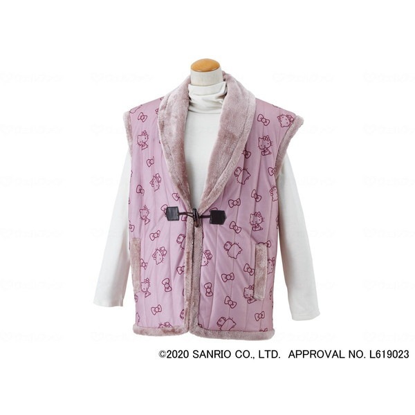 ウェルファン ベスト ハローキティ ピンク ML 010801 メーカー直送